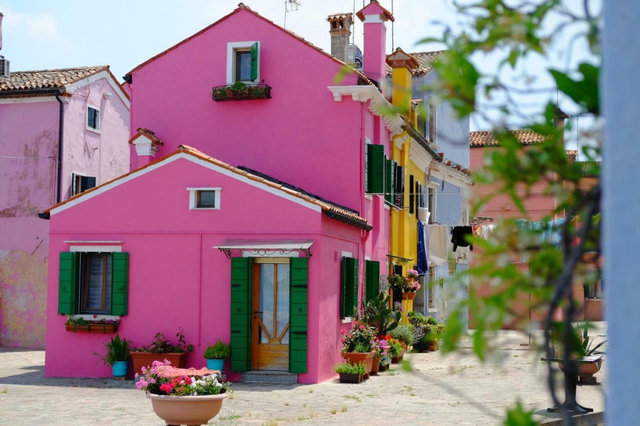 Night Galleria Holiday Home - Bed & Art In Burano - The Pink House Екстериор снимка
